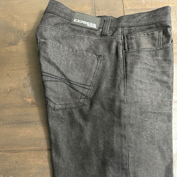 Express men’s black boot cut jeans - Picture 12 of 14